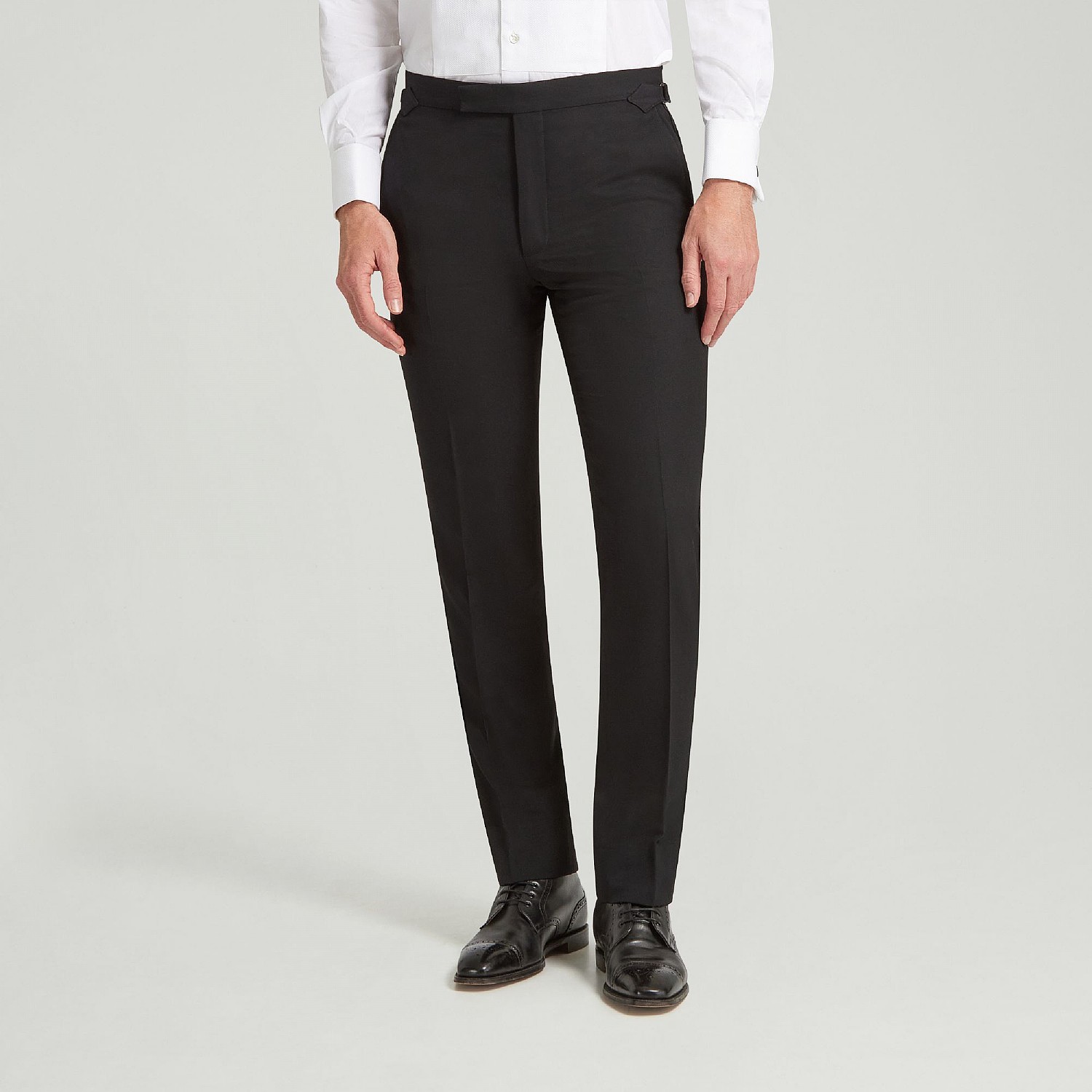 BOSS Ledan Tuxedo Trousers Black at CareOfCarl.com