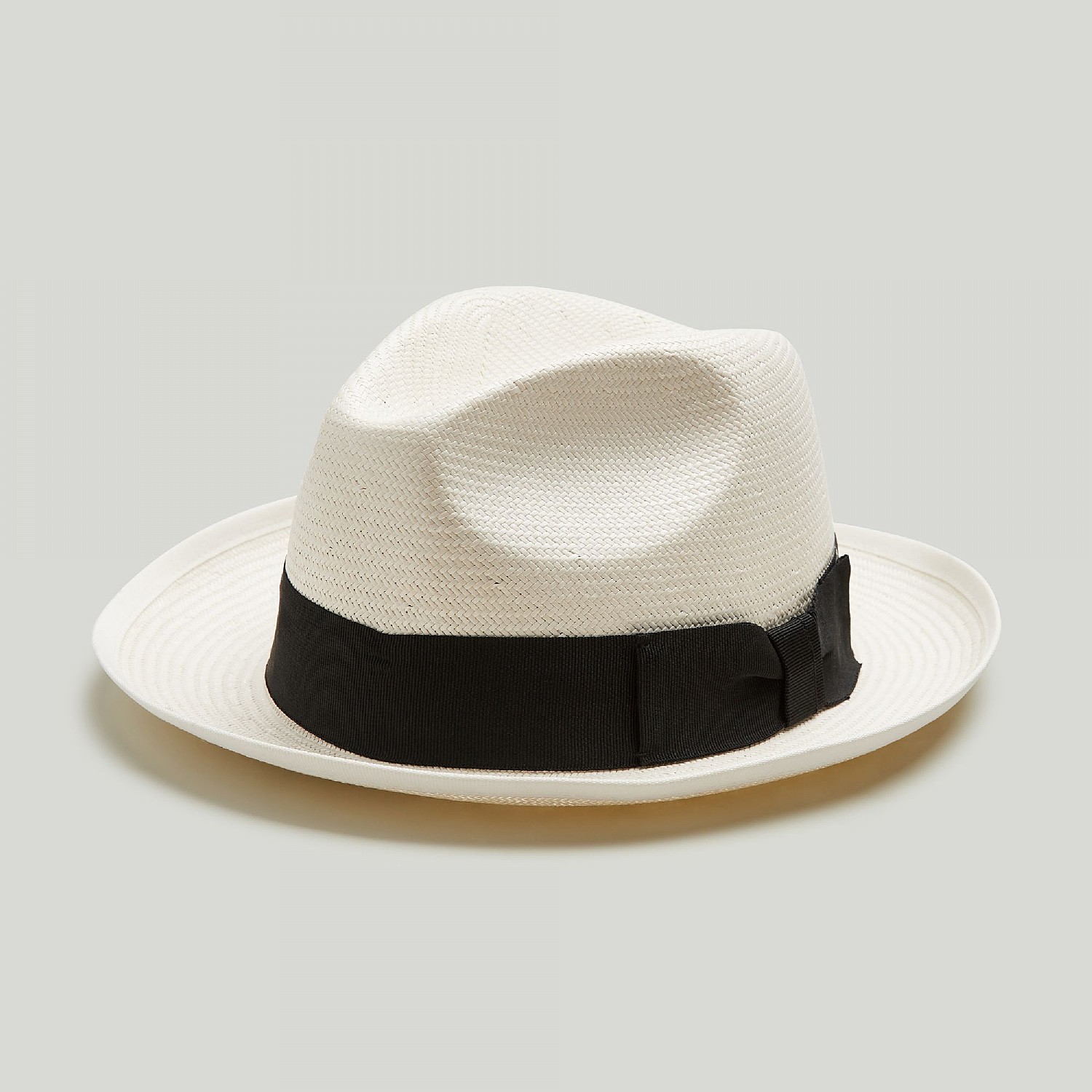 Natural Panama Hat Black Band