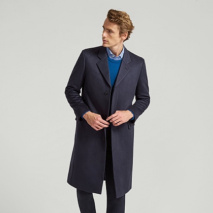 Navy on sale covert coat