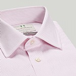 THOMAS PINK Shirt Mens 15 S White – Pink Stripes - Brandinity
